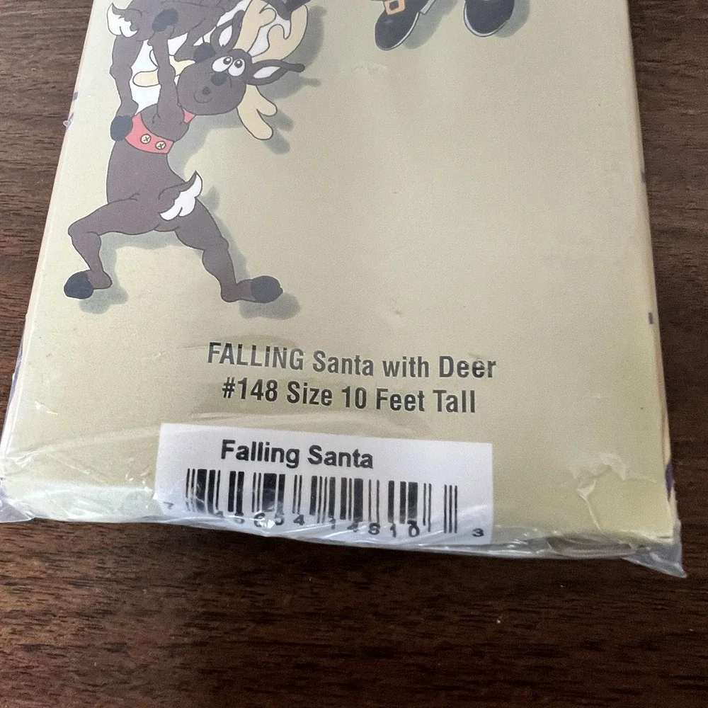 Yard Art DIY Wood Patterns Falling Santa Reindeer 1993 Christmas Pattern 148 NEW